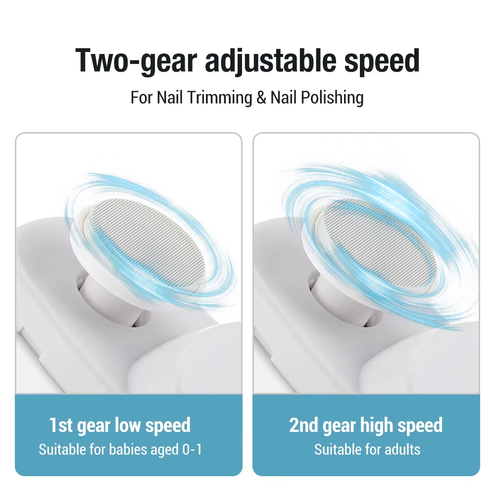 Electric Nail Clipper Grinding and Polishing 2 in 1 Multifunctional Portable Aut