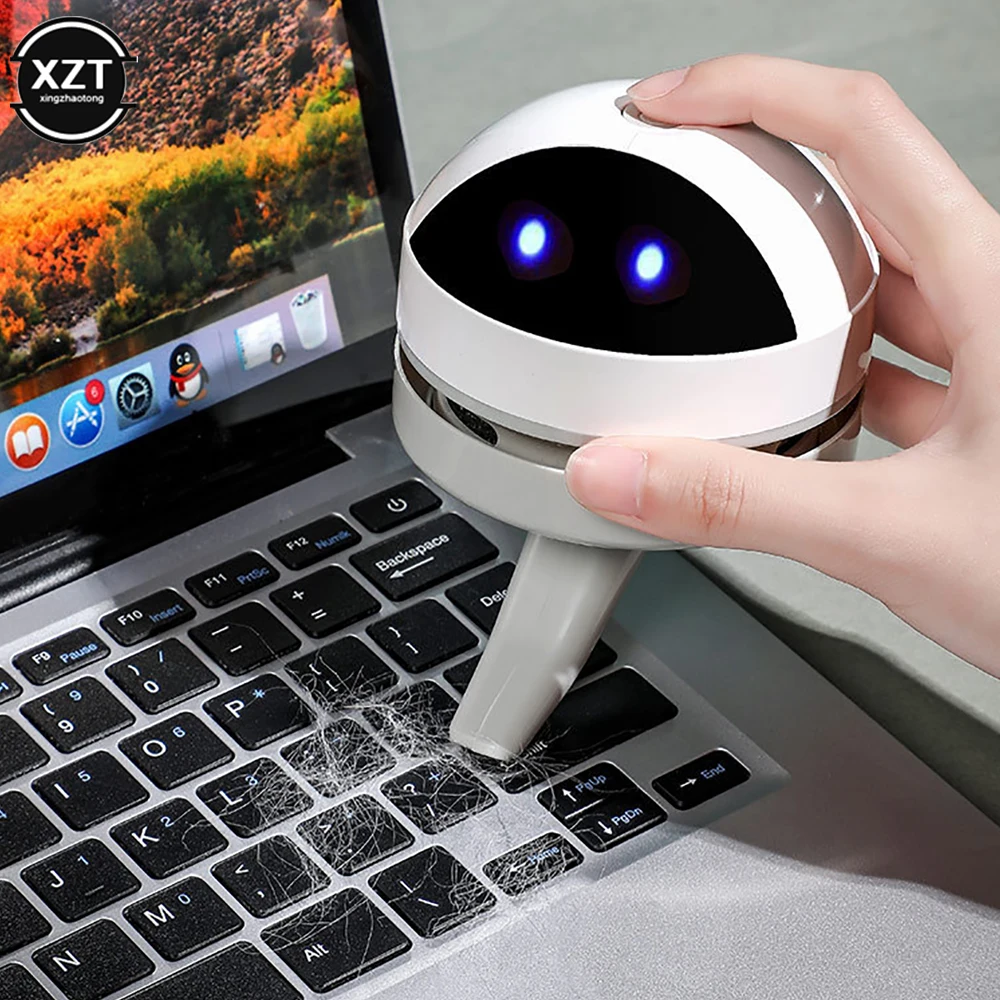 Mini Desktop Vacuum Cleaner Handheld Wireless Cleaner Portable Desktop Sweeper O