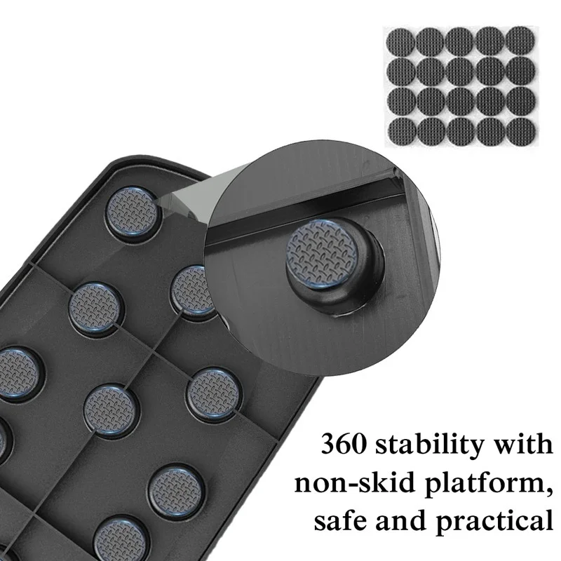 Portable Multifunctional Push-Up Board Set with Handles Foldable Fitness Equipme