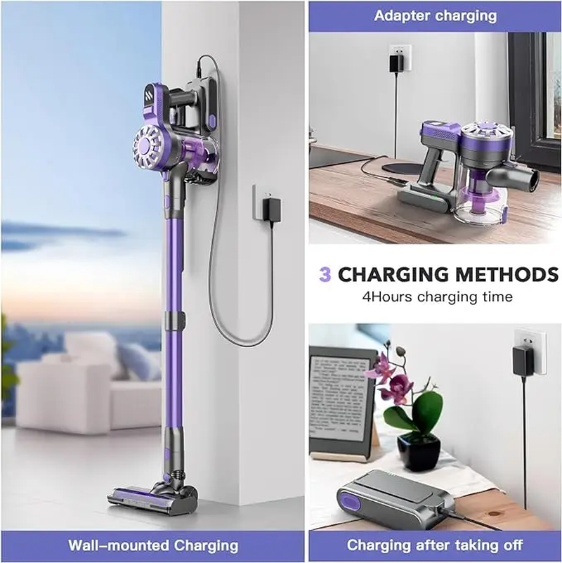 GOOVI V07 Wireless Handheld Vacuum Cleaner – 180W Powerful Suction, Cordless Sti