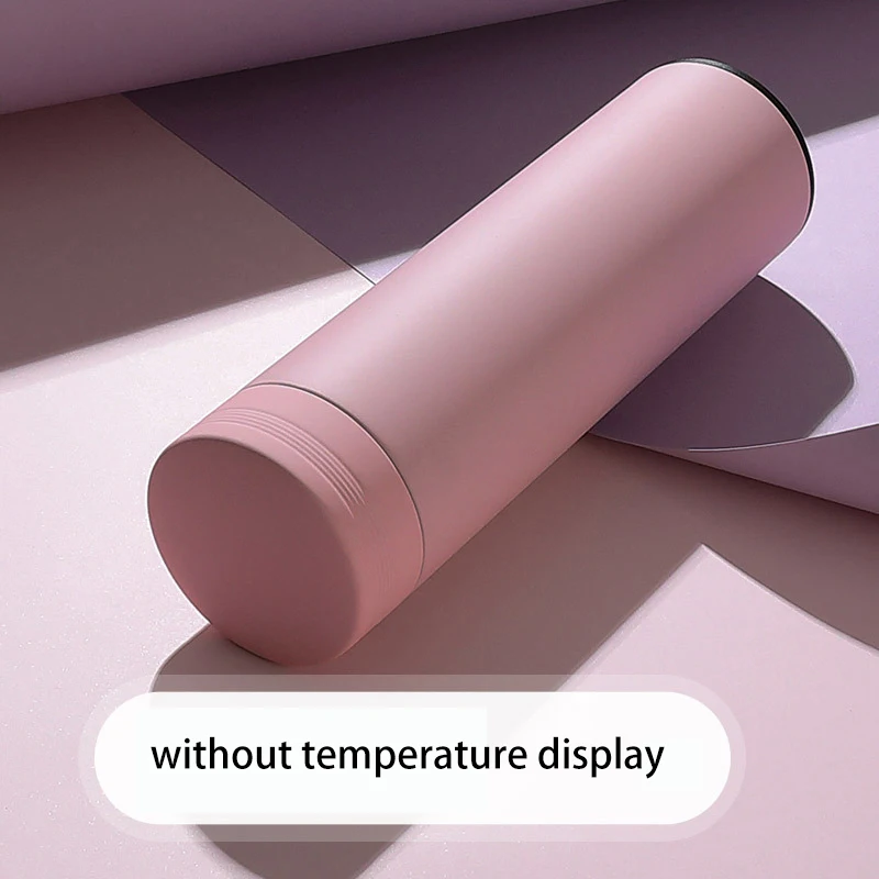 500Ml Smart Water Bottle Stainless Steel Thermos Temperature Display Leakproof V