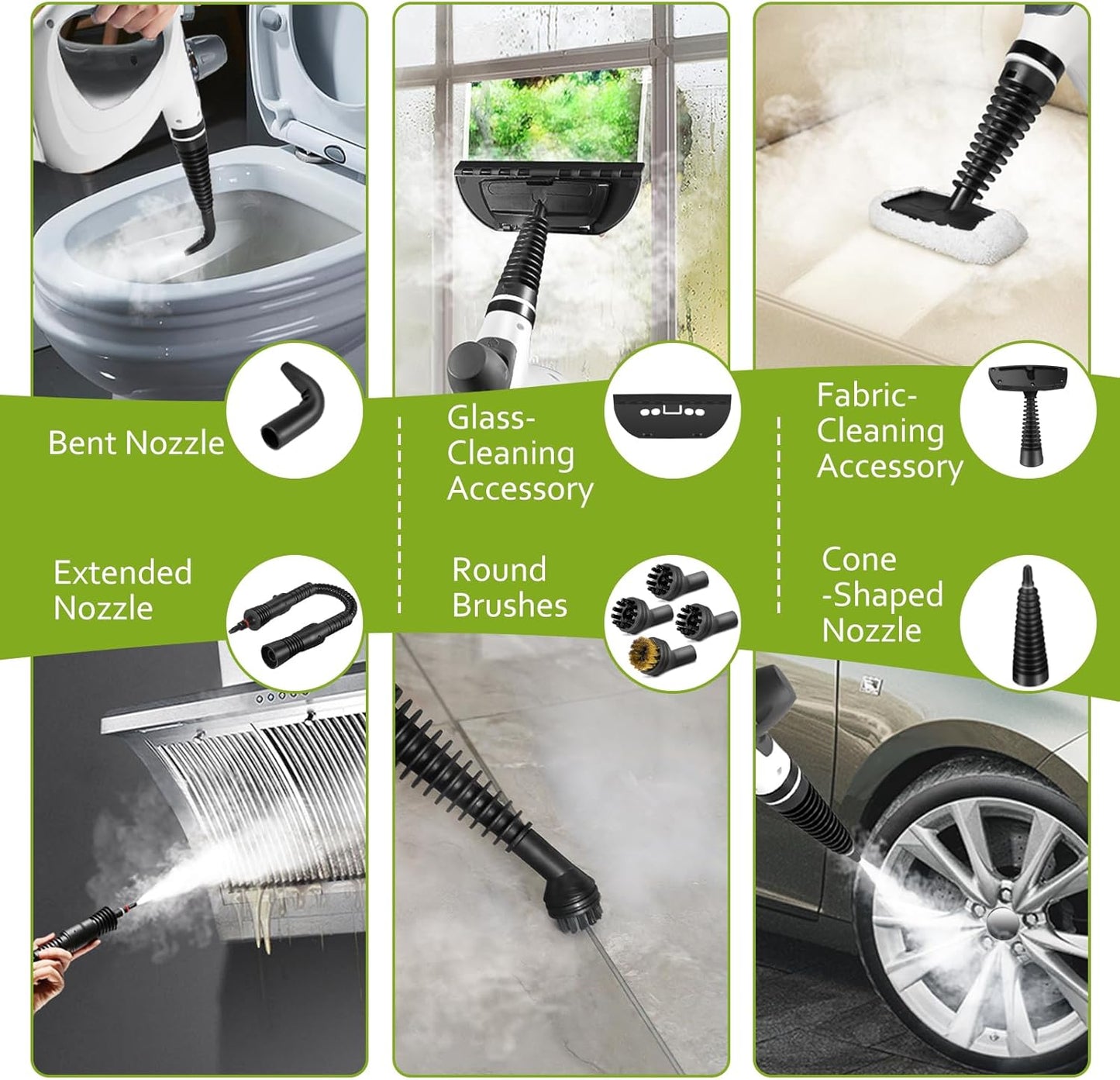 Pressurized Handheld Multi-surface Steam Cleaner