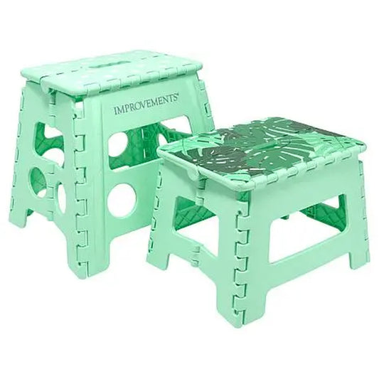 Improvements 14.5-Inch and 12.5-Inch Folding Plastic Step Stools