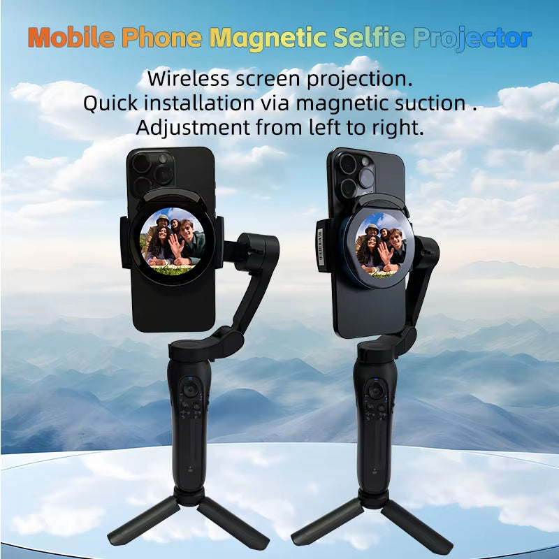 Newest High-Definition Liquid Crystal Display Magnetic Wireless Selfie Monitor Screen 2.1Inch FHD Phone Selfie Monitor Screen