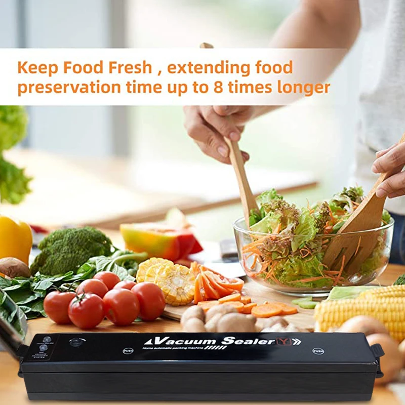 Vacuum Sealer Machine EU Plug Free Gift 10Pcs Saver Bags Kitchen Vacuum Packer M