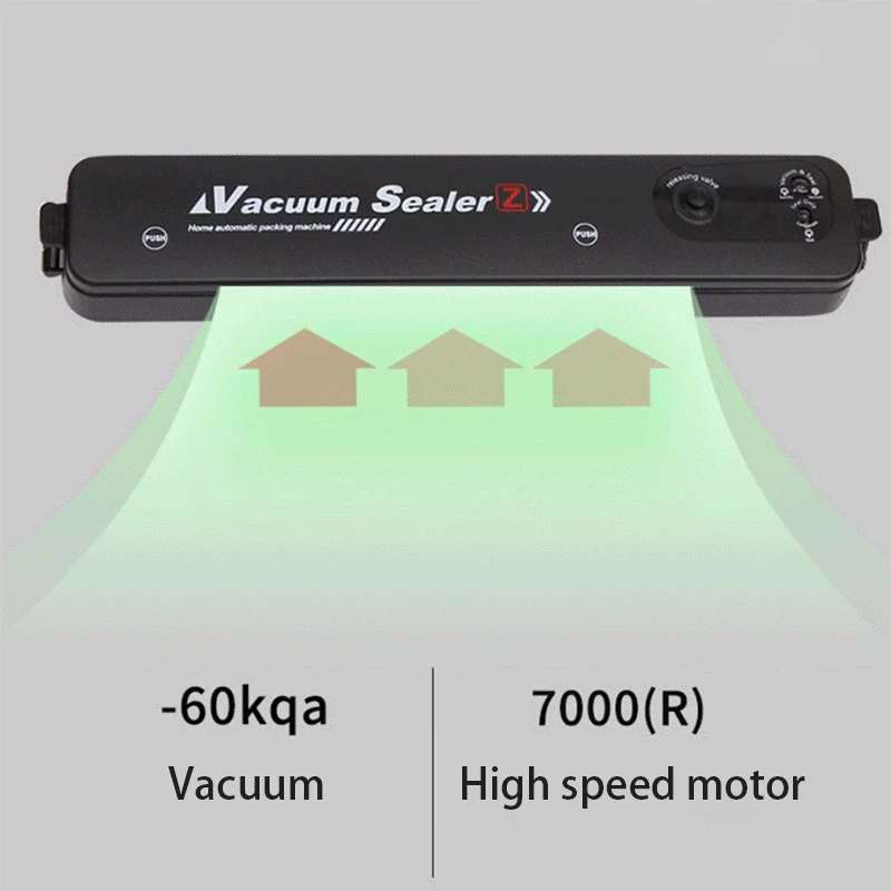 Vacuum Sealer Machine EU Plug Free Gift 10Pcs Saver Bags Kitchen Vacuum Packer M