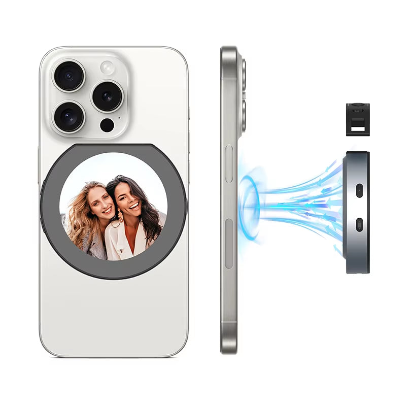 Newest High-Definition Liquid Crystal Display Magnetic Wireless Selfie Monitor Screen 2.1Inch FHD Phone Selfie Monitor Screen