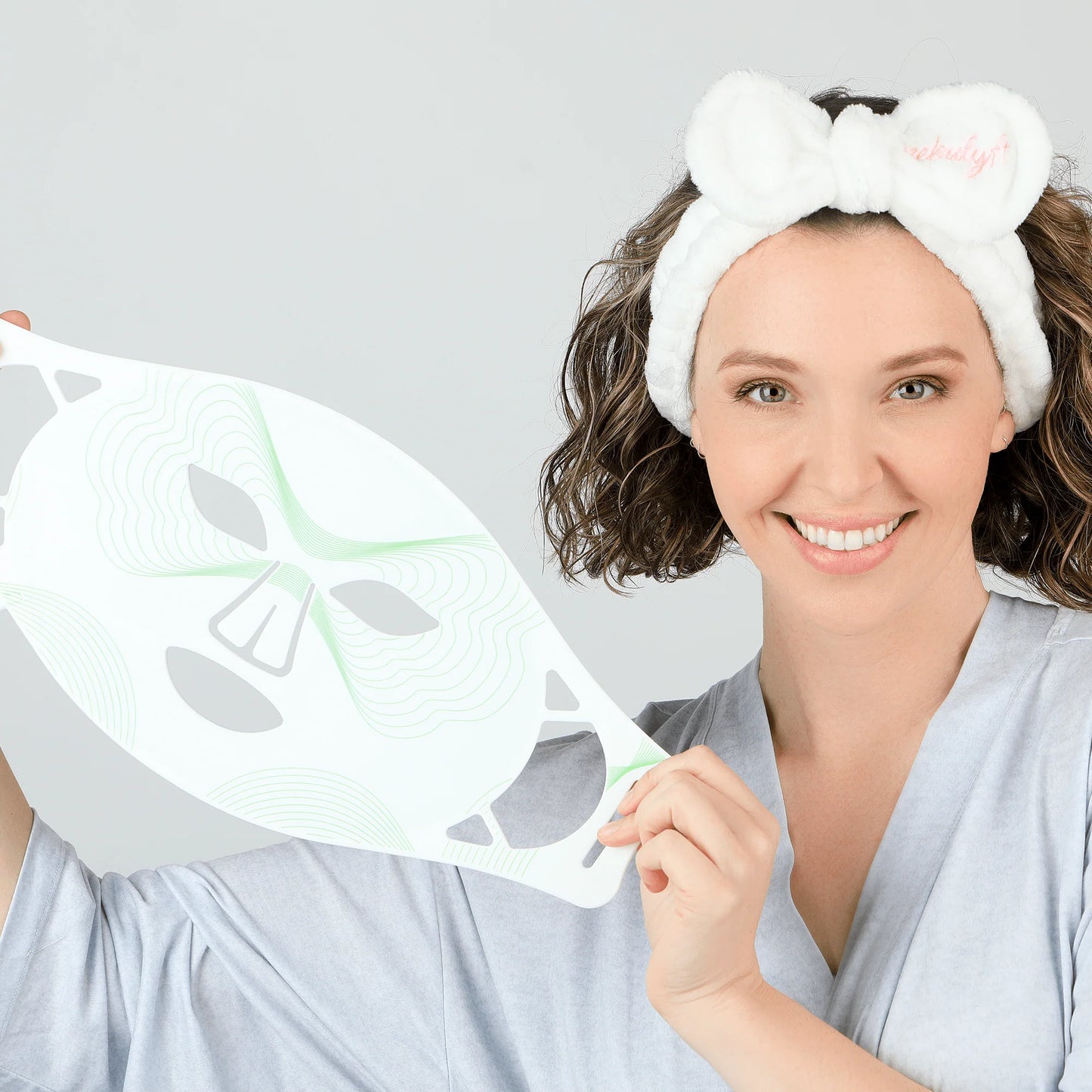LED Face Mask Light Therapy Device +  Facial Mask