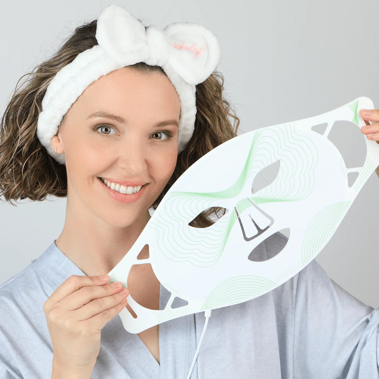 LED Face Mask Light Therapy Device +  Facial Mask