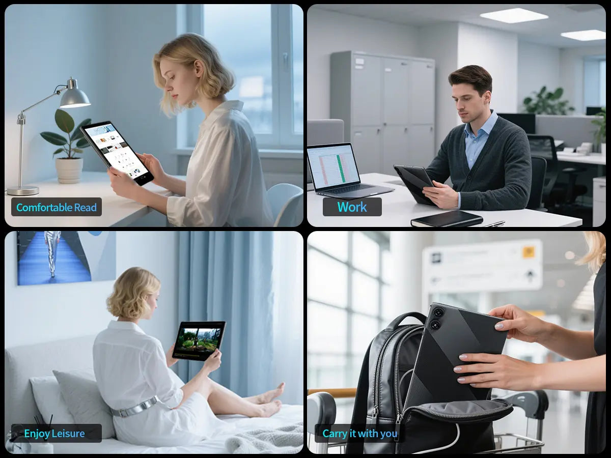 Pritom 10” Android 15 Tablet: 5G WiFi, 12GB RAM, 32GB Storage with 1TB Expansion, 6000mAh Battery – Ideal for Work and Entertainment, Enhanced Performance and Durability